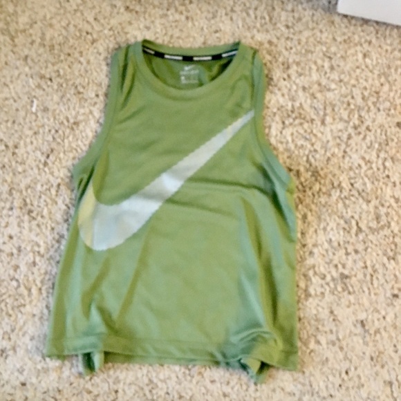 Nike Tops - Army Green Nike Running Top